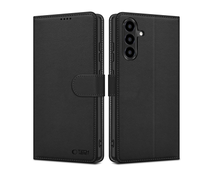 Etui / obudowa na smartfona Tech-Protect Wallet do Samsung Galaxy A36 Matte Black
